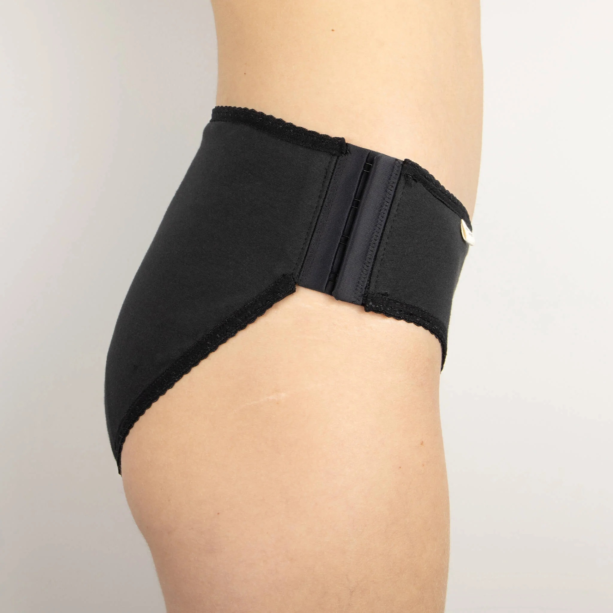 Culotte menstruelle détachable en coton bio - Version 1 - 1 culotte menstruelle / Basique / Taille 1 - Flux léger