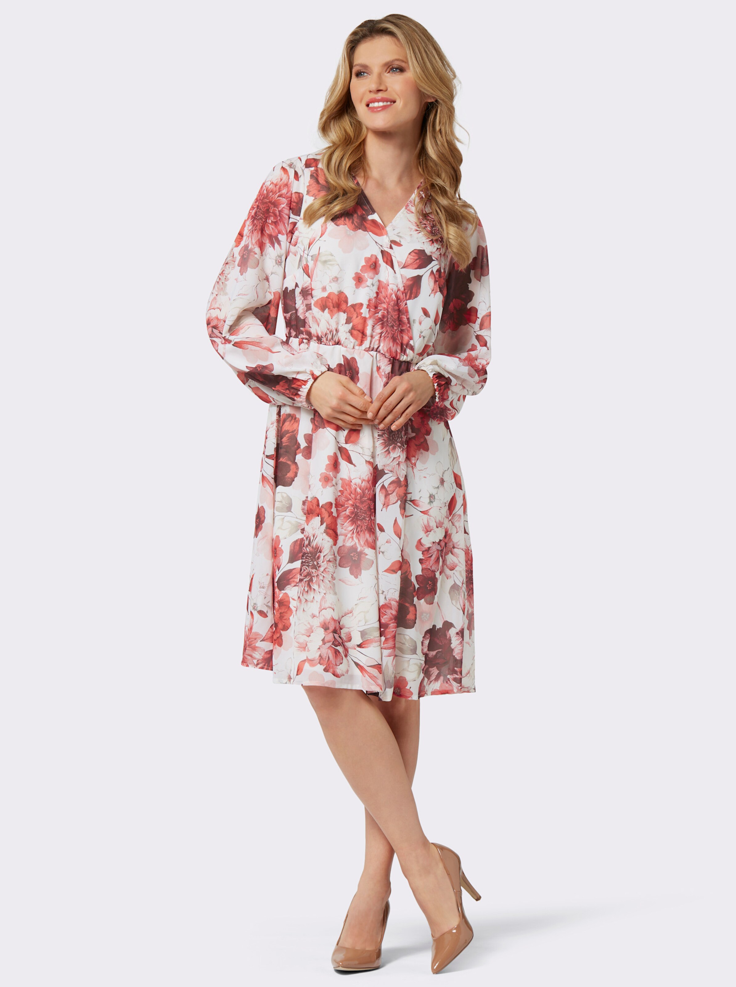 Druck-Kleid
