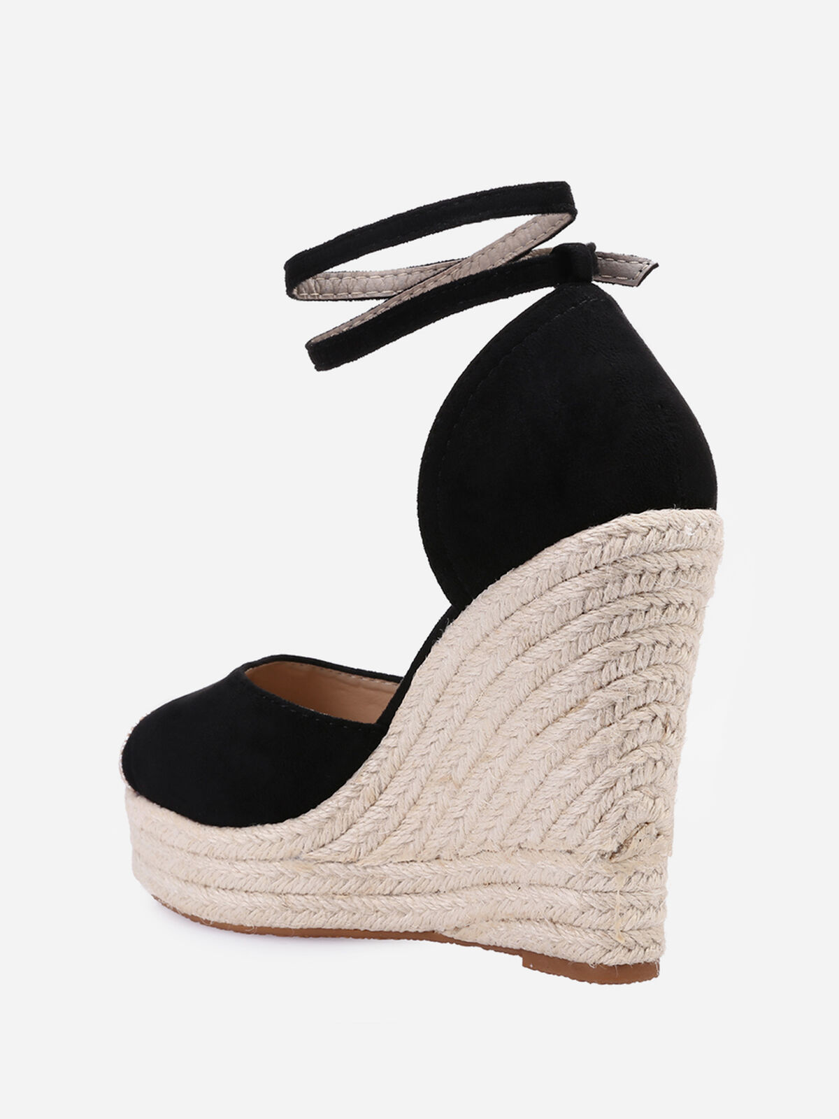 Espadrilles compensées- Noir
