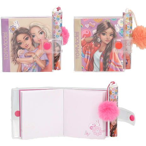 TOPModel Girl Power mini notesbog - flere varianter - assorteret