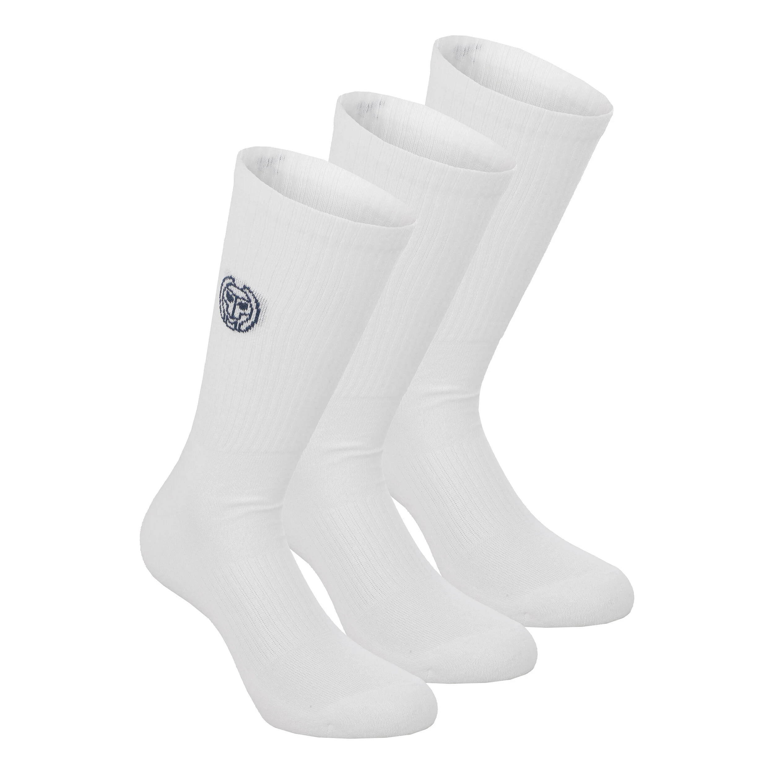 BIDI BADU Don Carlito Crew Move Chaussettes De Tennis Pack De 3 - Blanc , Noir