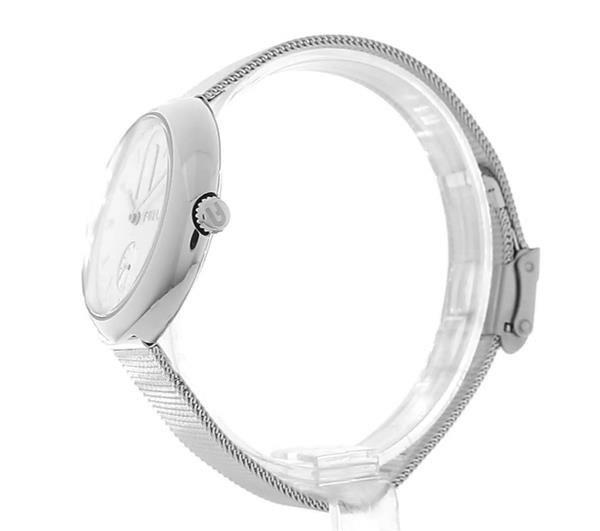 Furla Cosy Seconds Silver Mesh Watch WW00013005L1