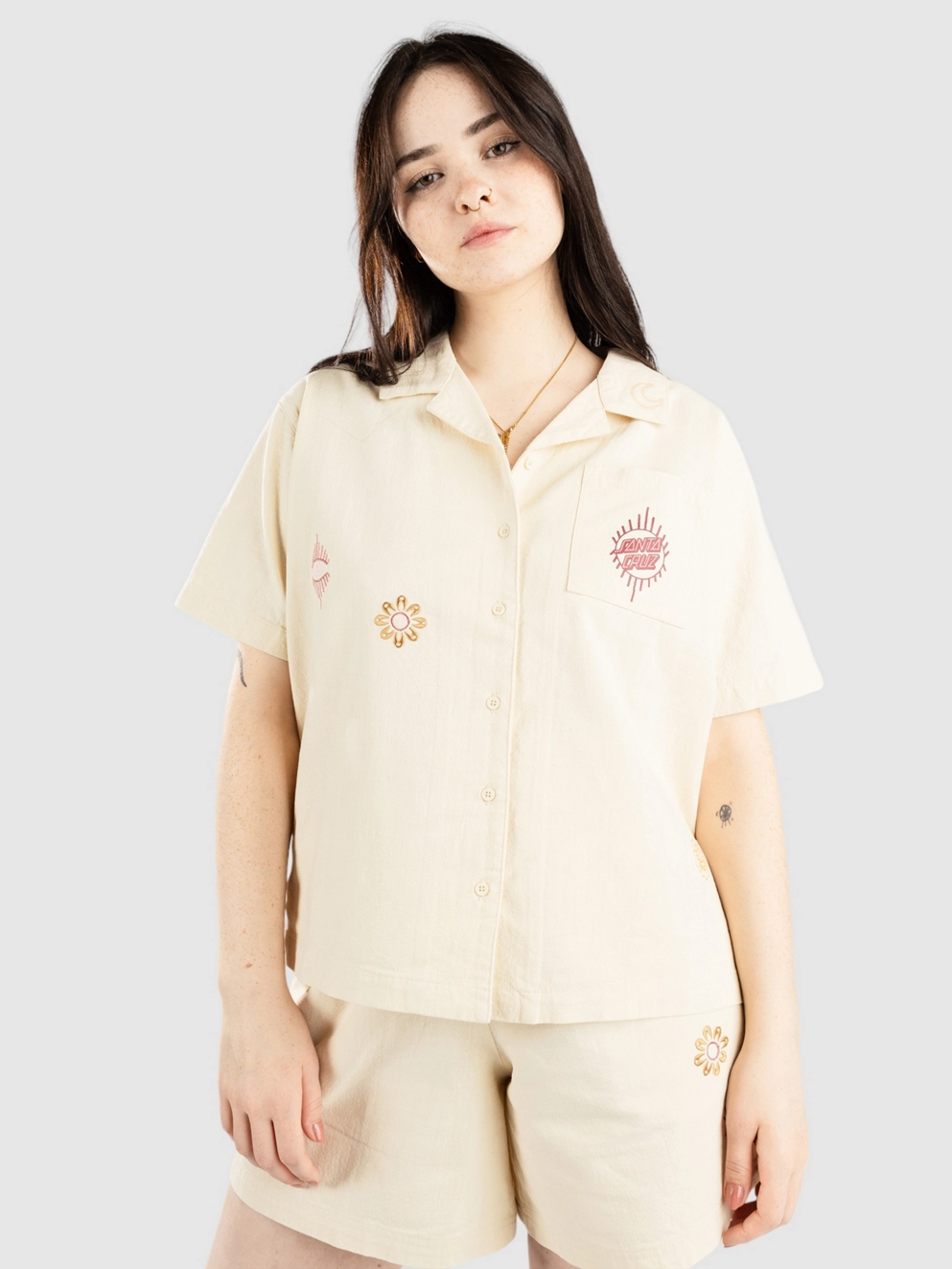 Santa Cruz Scatter Shirt off white