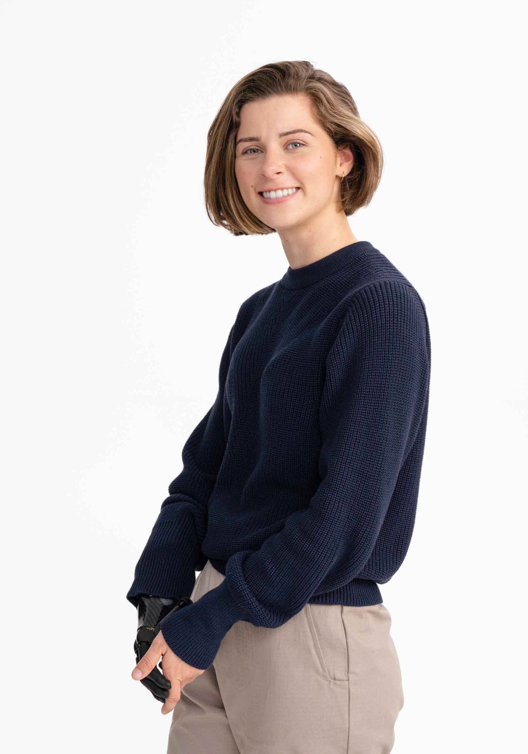 Mela Strickpullover Gauri Navy