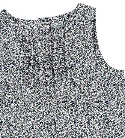 Wheat Top - Weiß m. Mini-Blumen