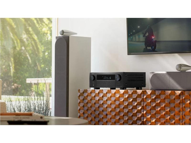 Denon AV-Receiver AVC-X4800H Schwarz 9.4-Kanal-Verstärker mit 8K-Video und 3D-Audio