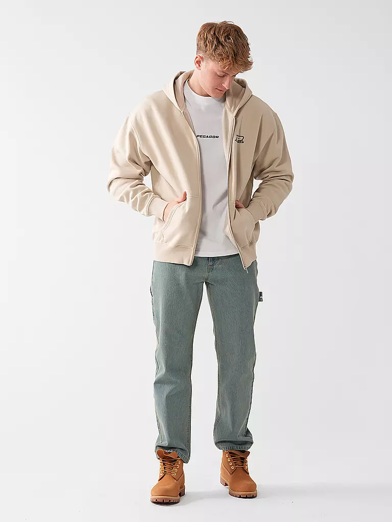 PEGADOR Sweatjacke FOX  beige