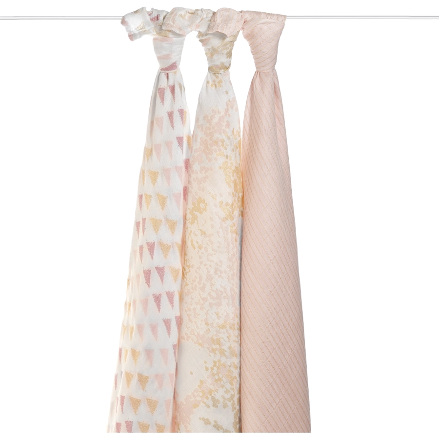 aden + anais™ Pucktücher metallic primrose birch 3er-Pack