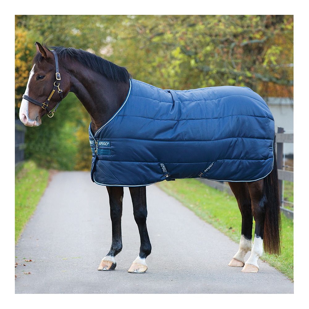 Horseware AMIGO INSULATOR 210D 350G - Couverture de box navy/navy/white