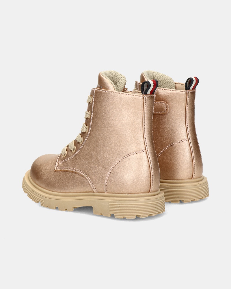 Tommy Hilfiger Keta Veterboots  - rose goud