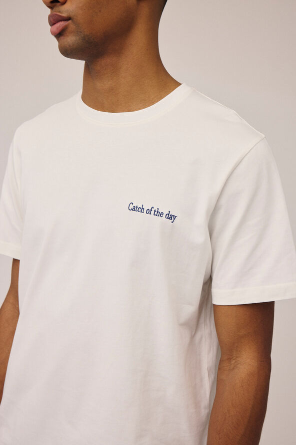 Magasin du Nord Collection Catch 1 heavyweight t-shirt - GOTS Star white