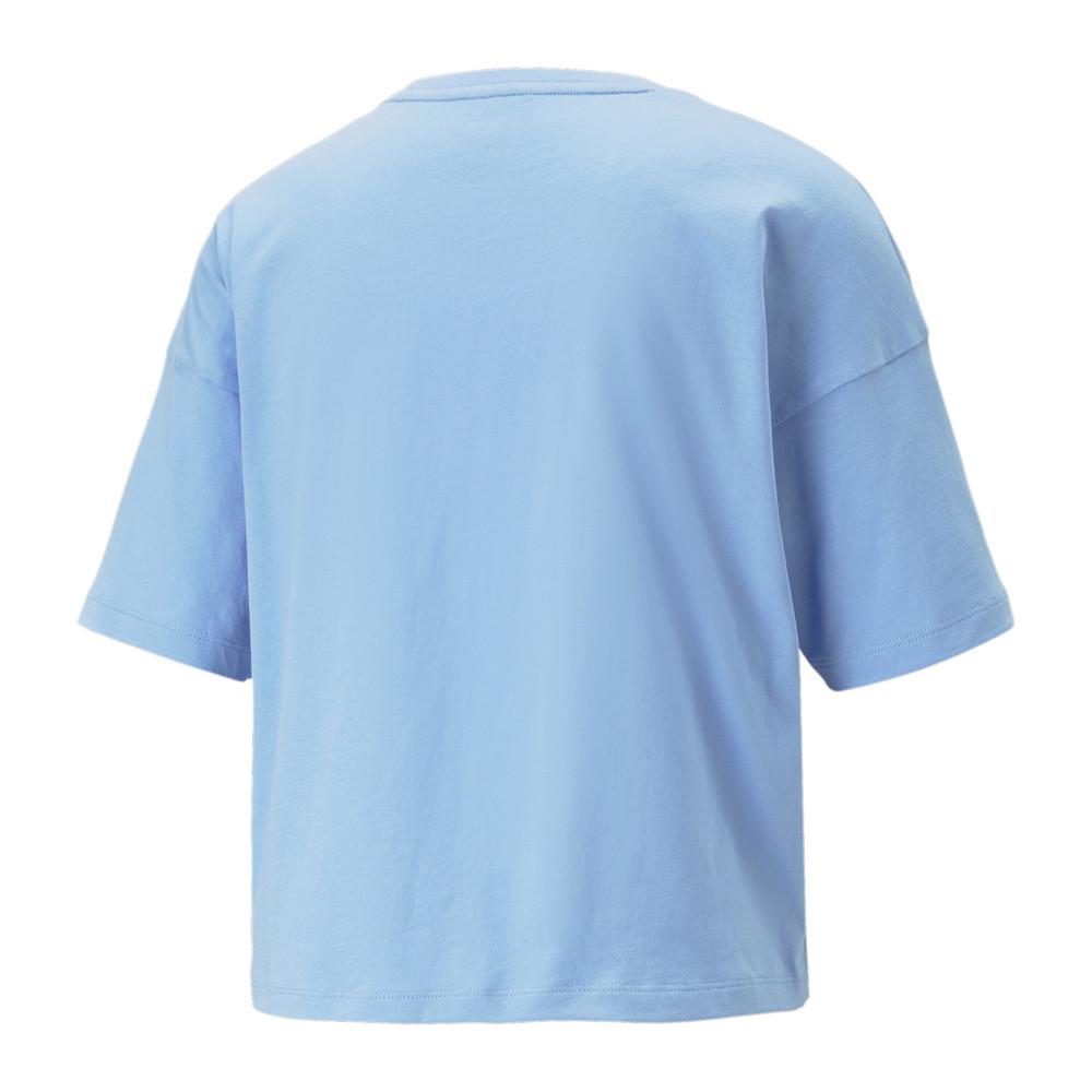 Puma T-shirt Bleu Femme Puma Essential Cropped