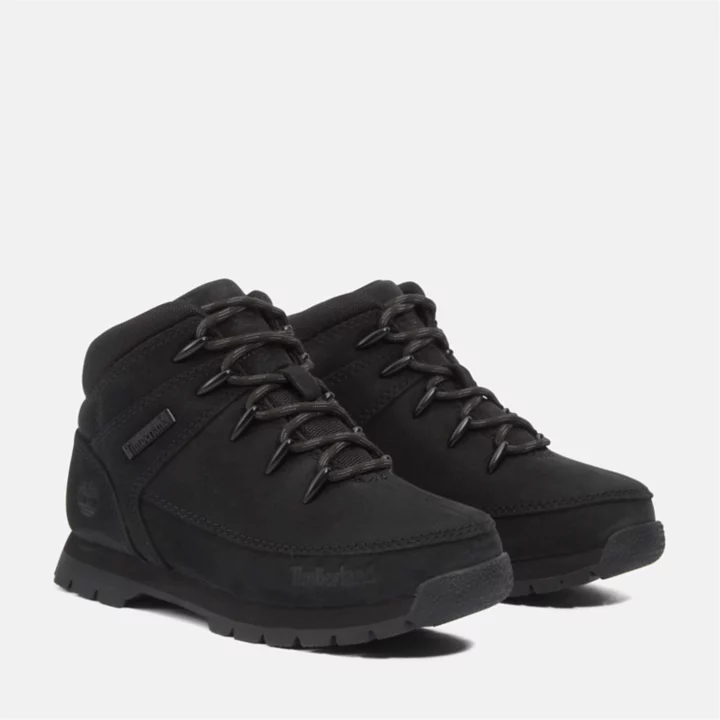 Chaussures de randonnée Euro Sprint junior en noir monochrome