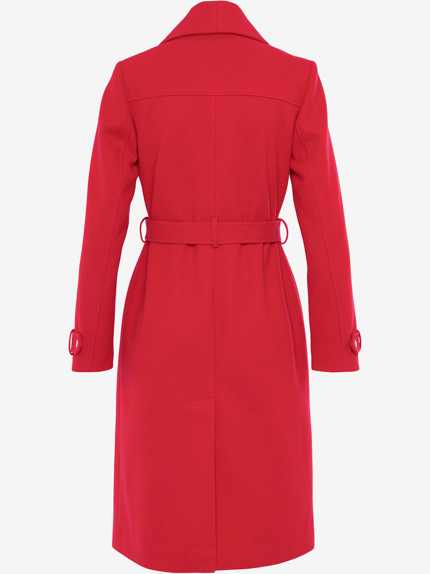 Manteau longueur genou, col à revers