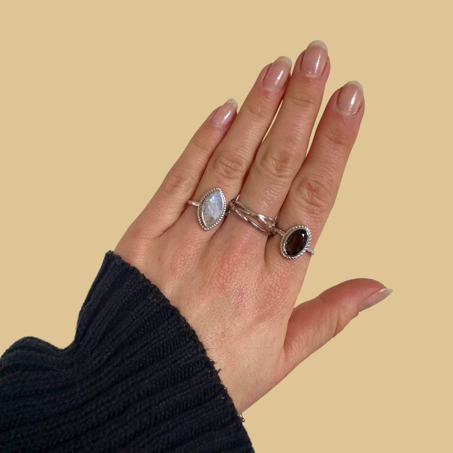Vintage Luna Smoky Quartz