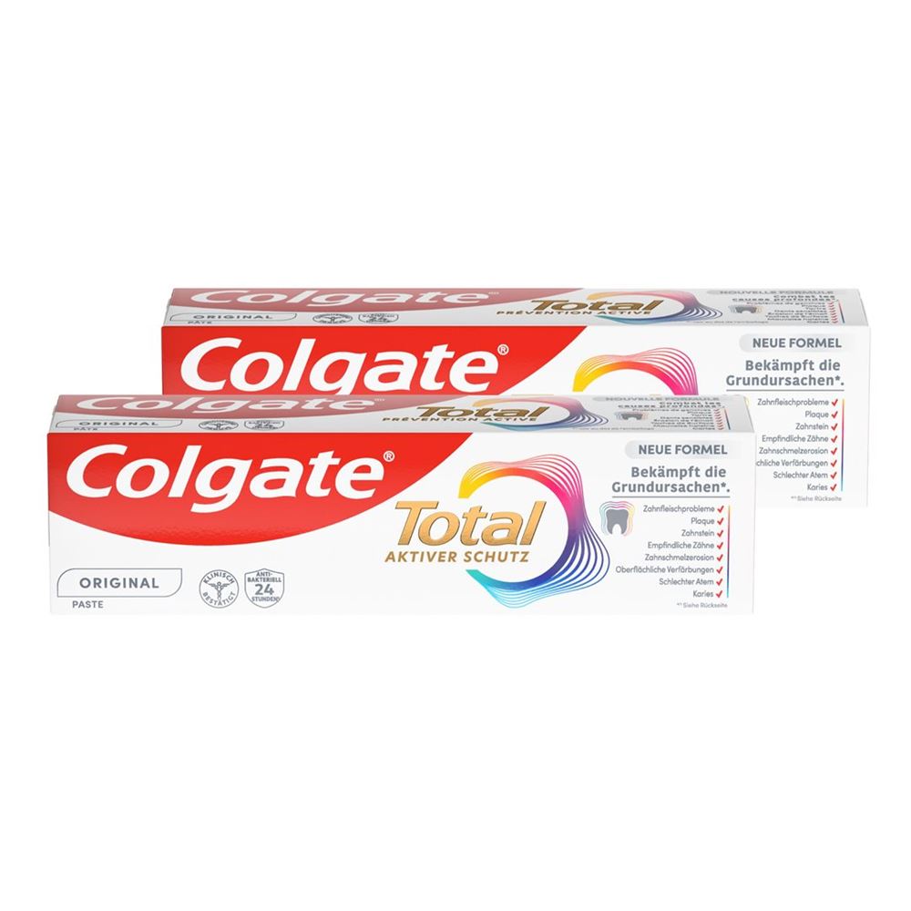 COLGATE TOTAL ORIGINAL Zahnpasta Paste Duo Tb 75 ml