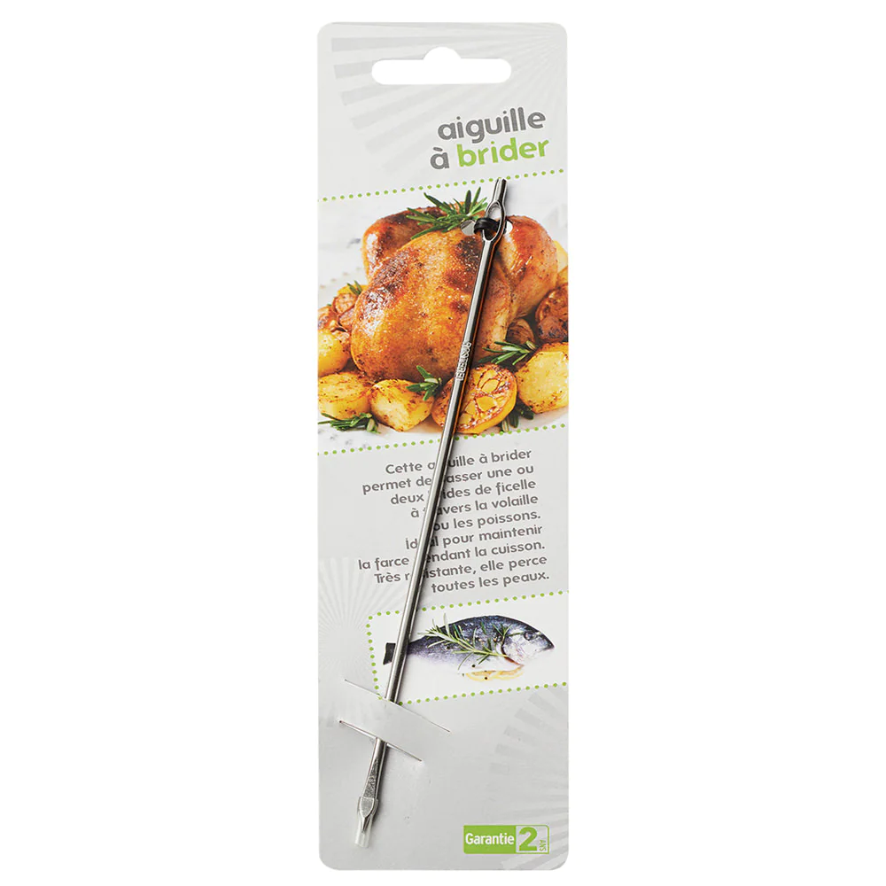 Aiguille à brider en inox 18 cm Chevalier diffusion