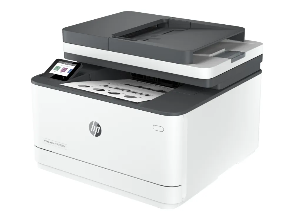HP LaserJet Pro MFP 3102fdn - Multifunktionsprinter - S/H - laser - Legal (216 x 356 mm) (original) - A4/Legal (medie) - op til 33 spm (kopiering) - op til 33 spm (udskriver) - 250 ark - 33.6 Kbps - USB 2.0, LAN