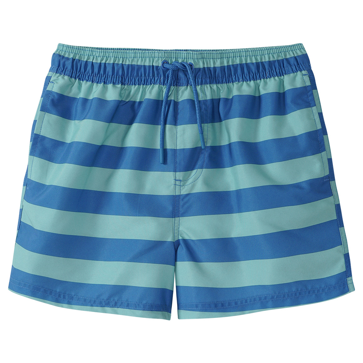 Famy Jungen Badeshorts mit Streifen blau / türkis