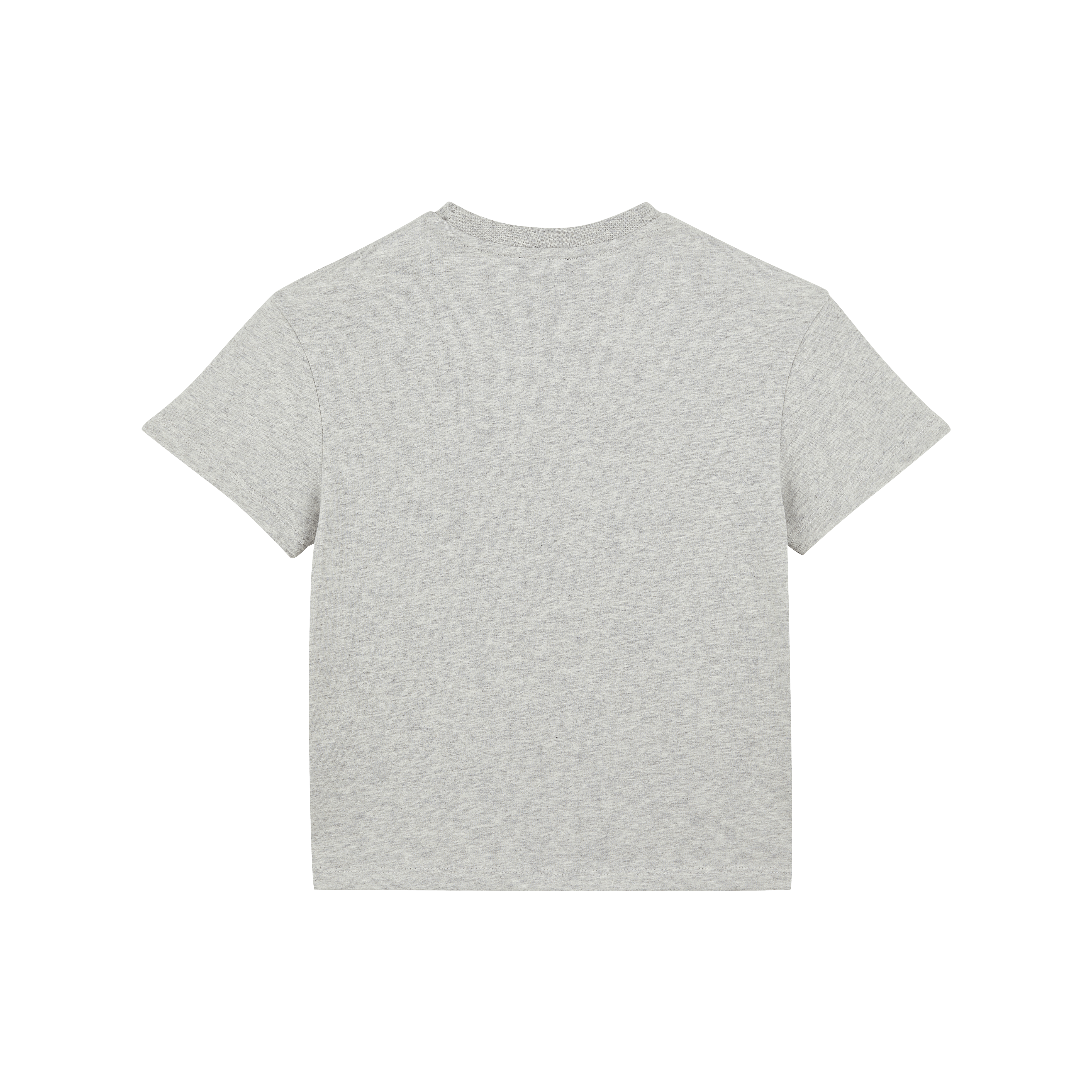 T-shirt en Coton Organique Garçon Logo Floqué