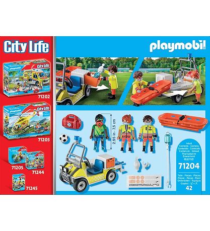 Playmobil City Life - Rettung Auto - 71204 - 42 Teile