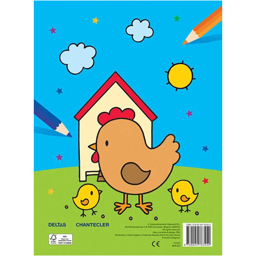Uitgeverij deltas kleurboek super coloring festival - beer |ilovespeelgoed.nl