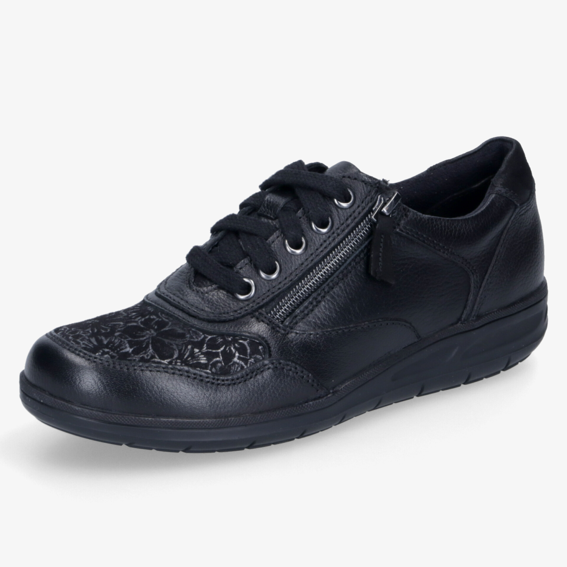 COMFINO Damen Halbschuhe schwarz