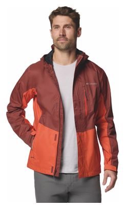 Veste Imperméable Columbia Pouring Adventure III Rouge Homme