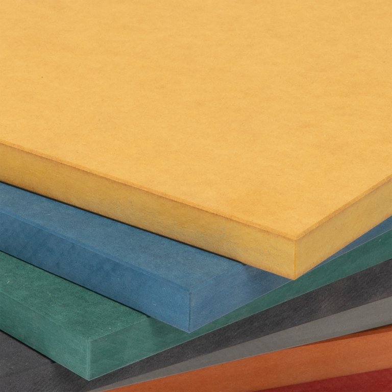 MDF durchgefärbt Möbelplatte roh mit ca. 2 mm Fase