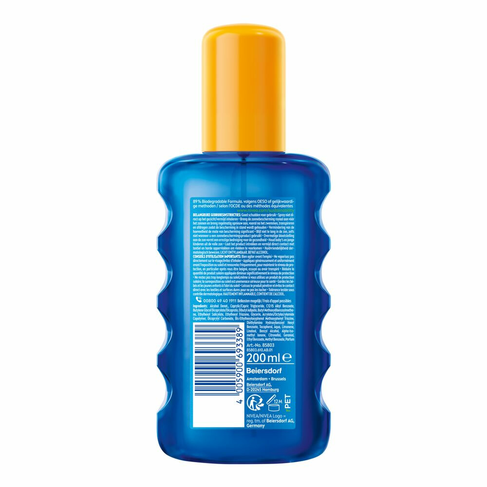 Nivea Sun Protect en Dry Touch Verfrissende Vernevelende Spray SPF 30200 ml