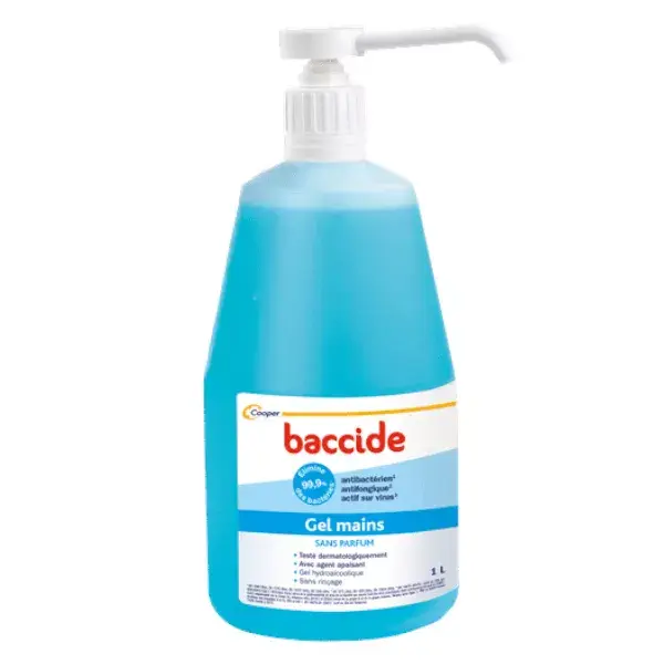 Álcool em gel para as mãos Baccide 1L