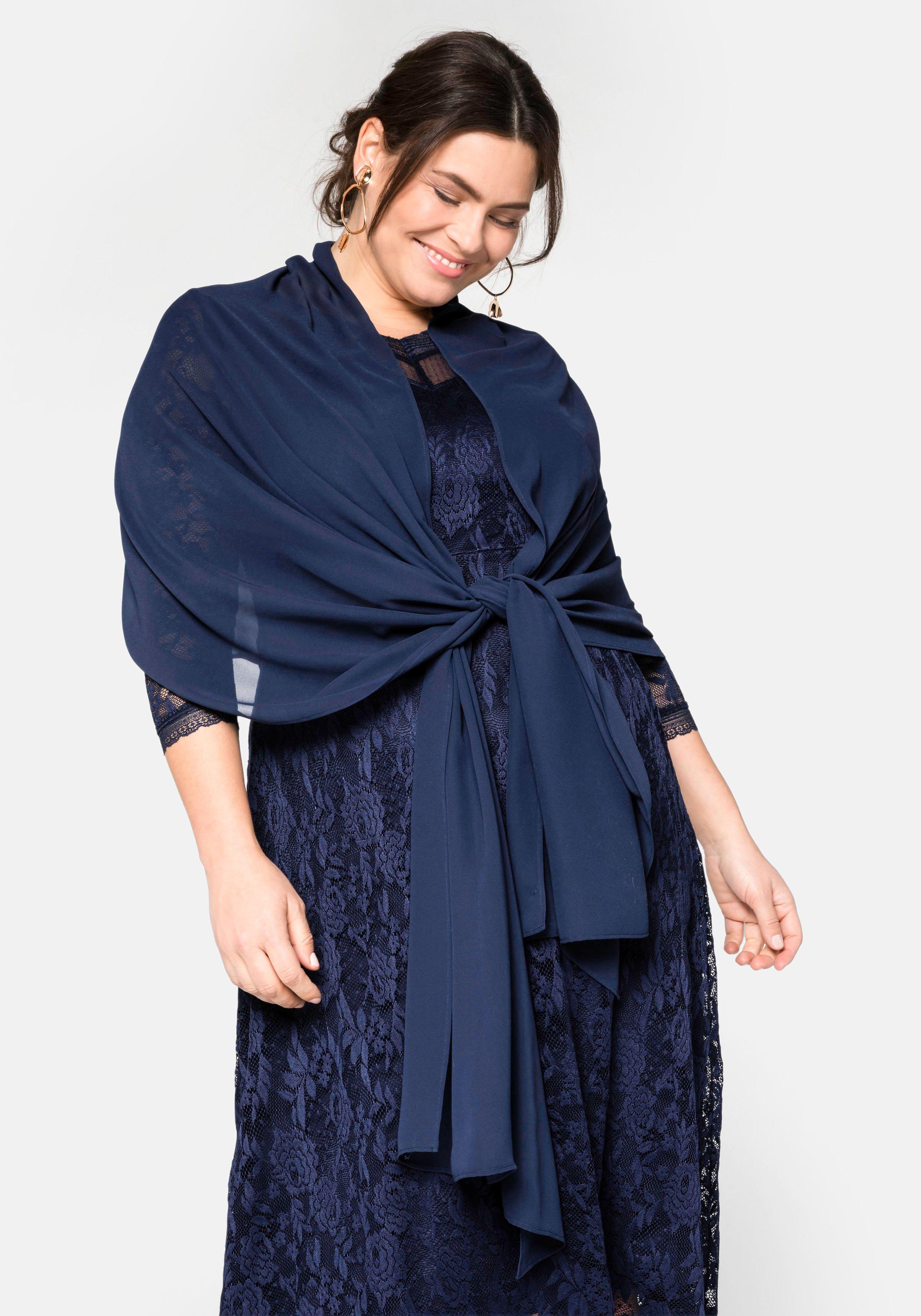 Stola aus fließendem Chiffon