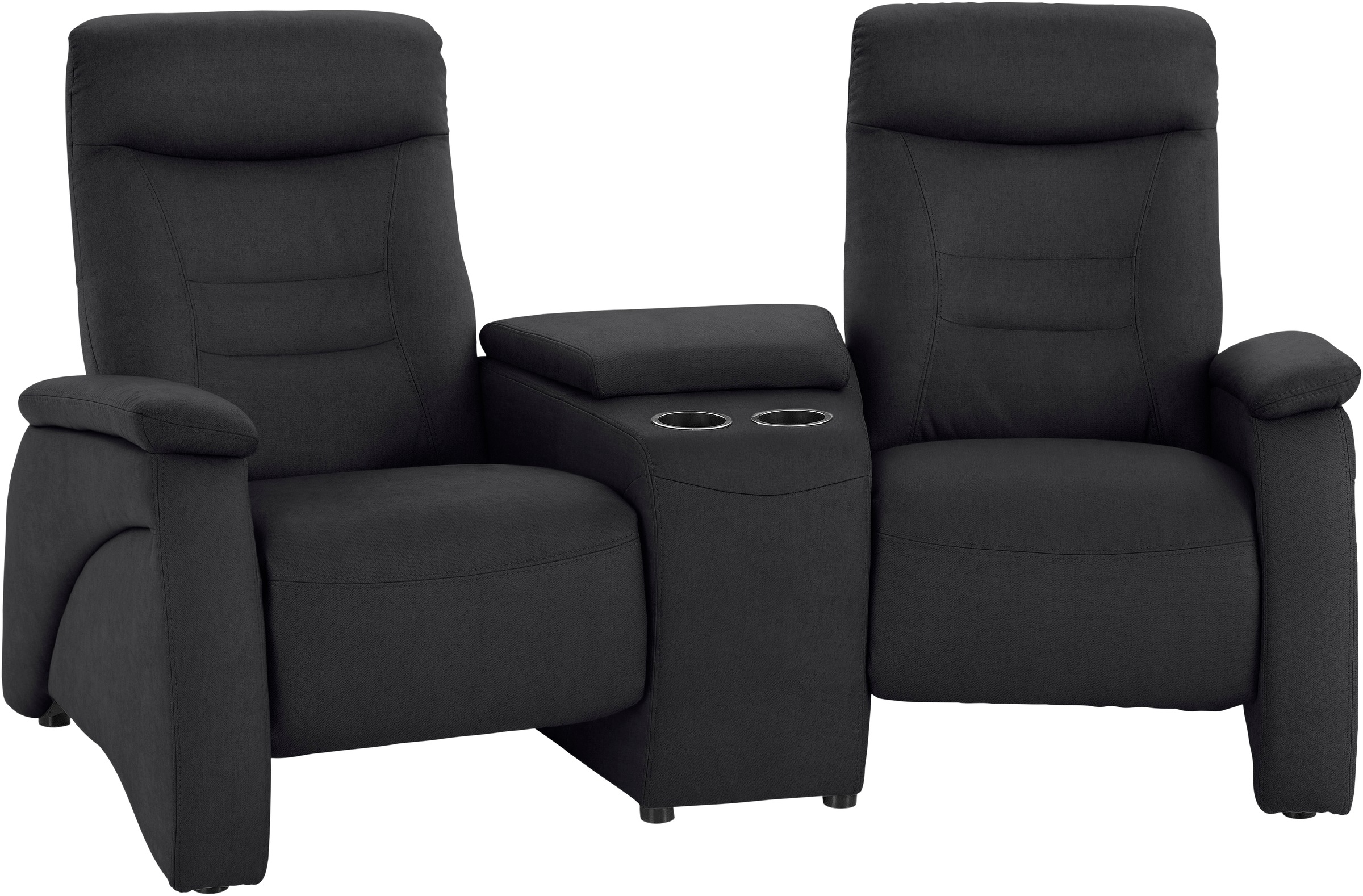 exxpo - sofa fashion 2,5-Sitzer »Ascoli, Kinosofa mit hohem Sitzkomfort, bequeme Armlehnen« inkl. Relaxfunktion, mit Ablage und Staufach, hohe Rückenlehne