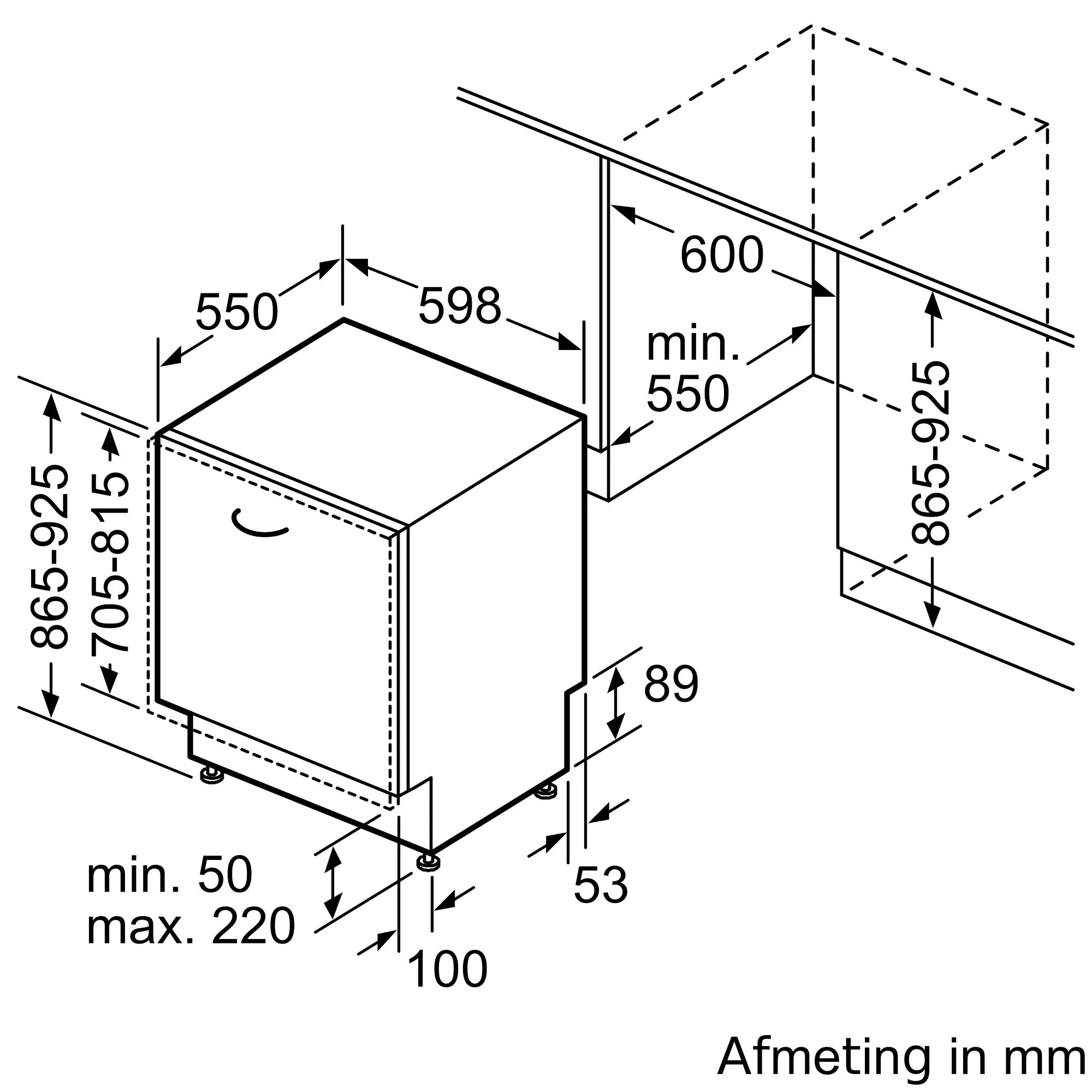 Serie 8 Volledig geïntegreerde vaatwasser 60 cm XXL (extra hoog), VarioHinge (o.a. geschikt voor IKEA-keukens)