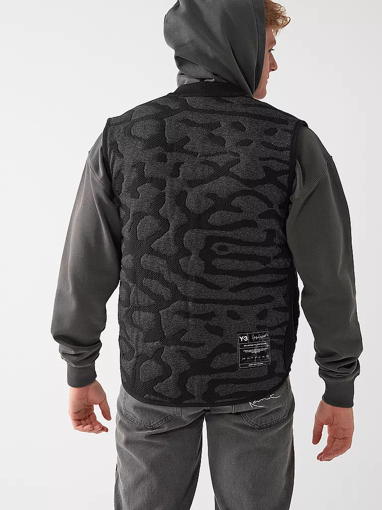 Y-3 Gilet RUN schwarz
