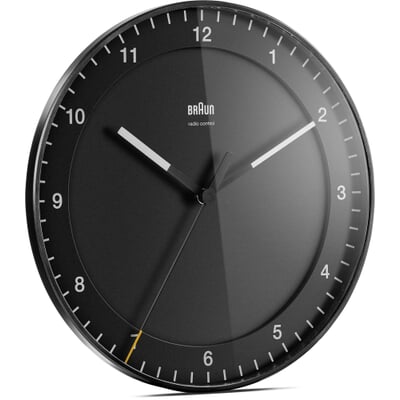 Wanduhr Braun, Schwarz