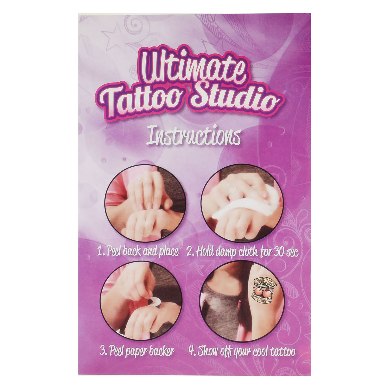 Tattoostickers met Glow in the Dark