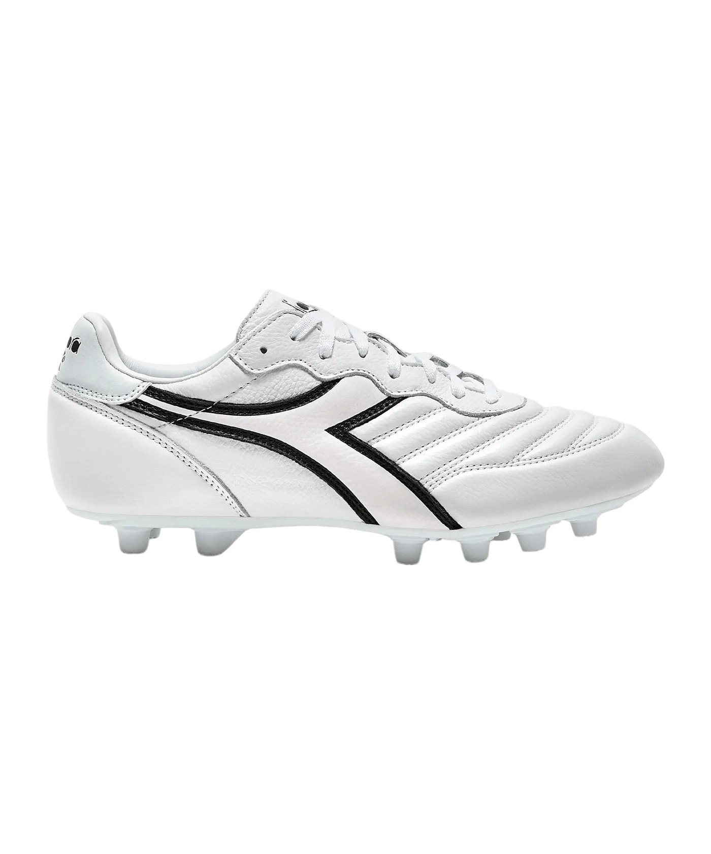 Diadora Brasil LT+ MDPU FG Weiss Schwarz FC0351
