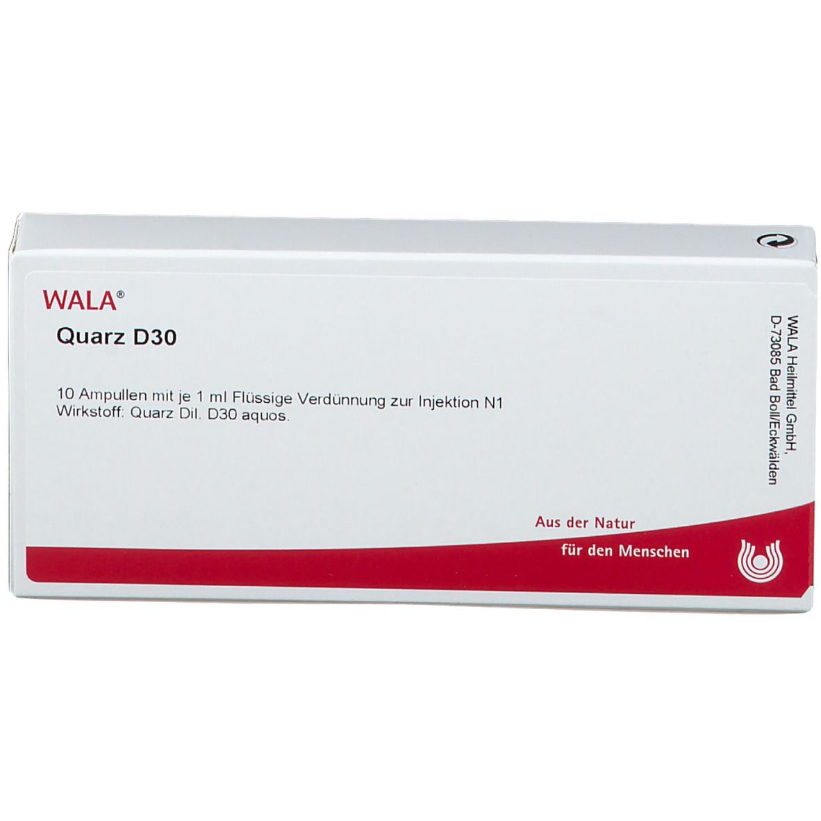 Wala® Quarz D30 Ampullen