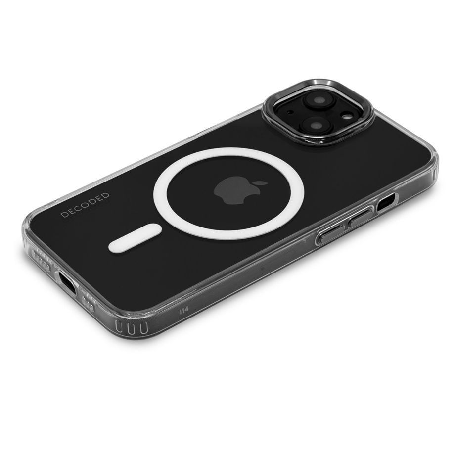 iPhone 14 MagSafe ClearCase Schutzhülle aus Recycelten Materialien (D23IPO14BCT2AE) - Transparent