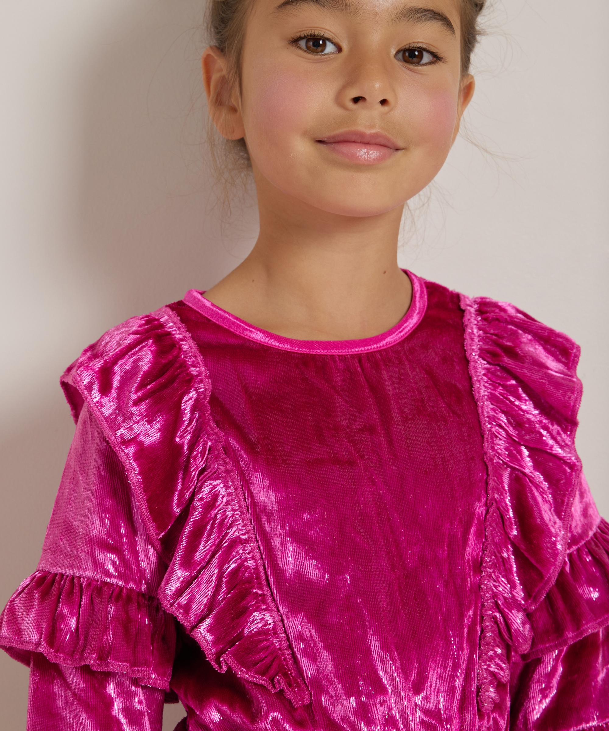 velvet jurk met glans