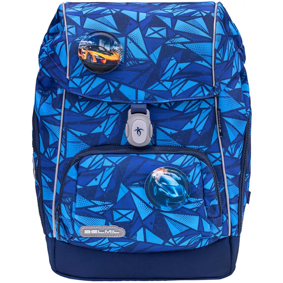 Belmil Schulranzen Premium Comfy Plus Set 5-teilig Glacier Blue