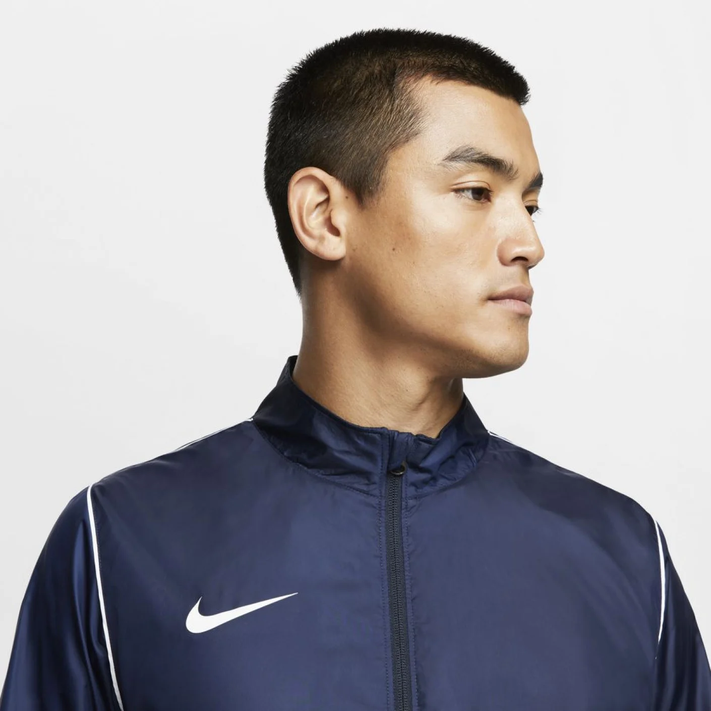 Nike Park 20 Regenjack Woven Donkerblauw Wit