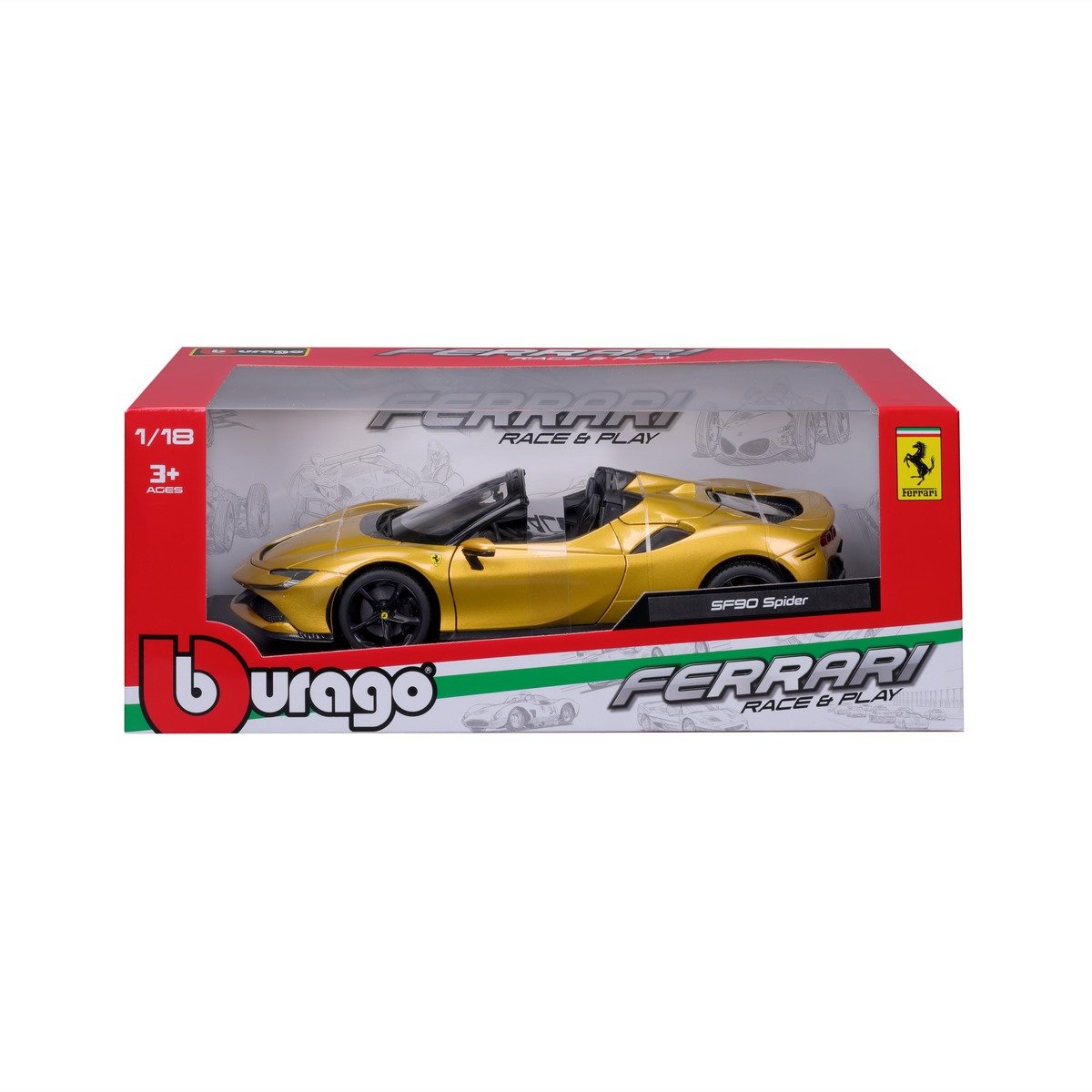 Spider rouge Ferrari SF 90
