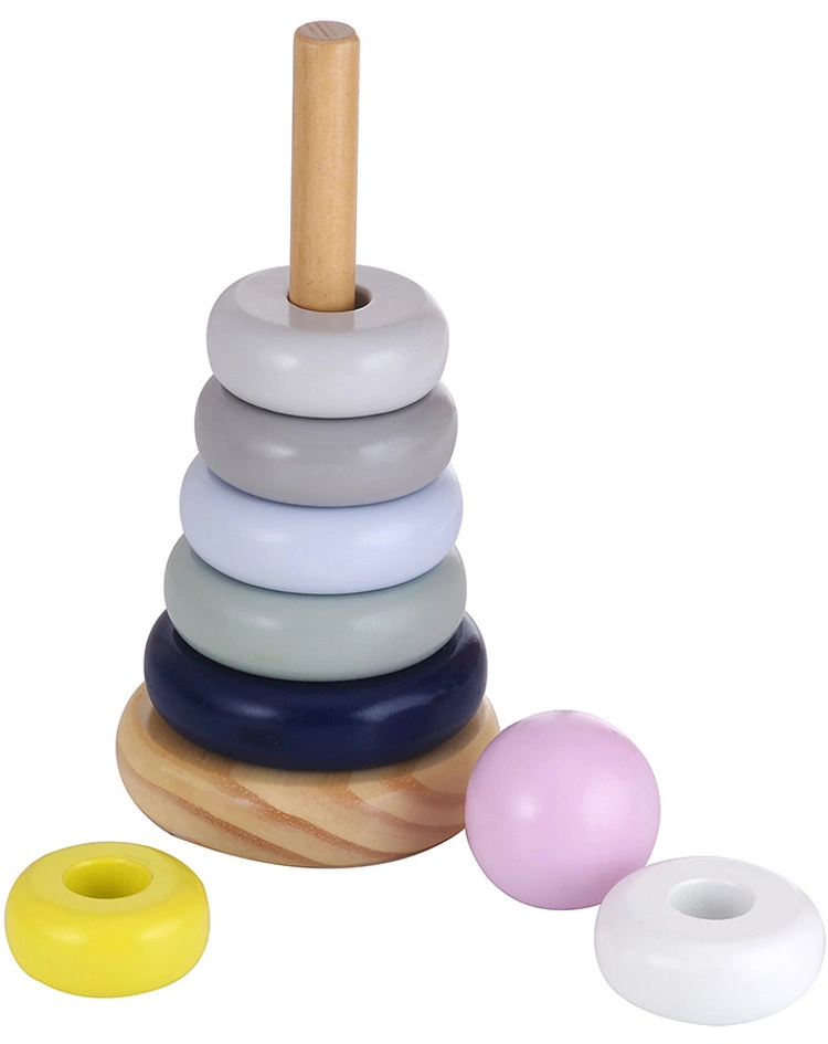 Stapelturm BUNTER HAUFEN in pastellbunt