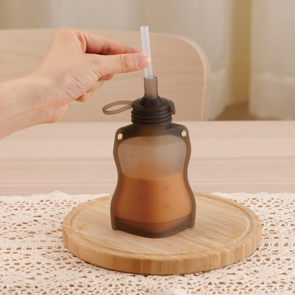 Haakaa Yummy Pouch Knijpzakken Food Grade siliconen 130 ml2 stuks