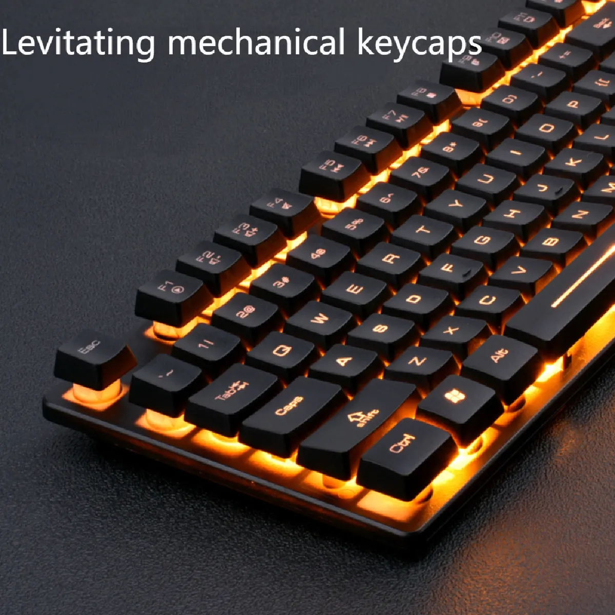 General Combo Clavier et Souris - Lumière chaude