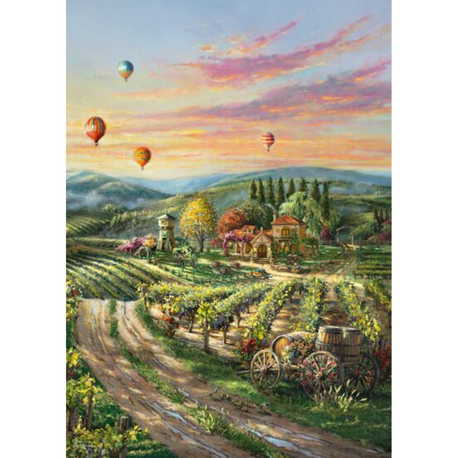 Thomas Kinkade - Puzzle - Peacefull Valley Vineyard - 1000 Teile