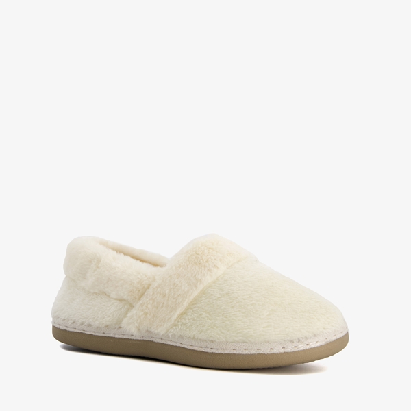 Thu!s dames pantoffels imitatiebont beige
