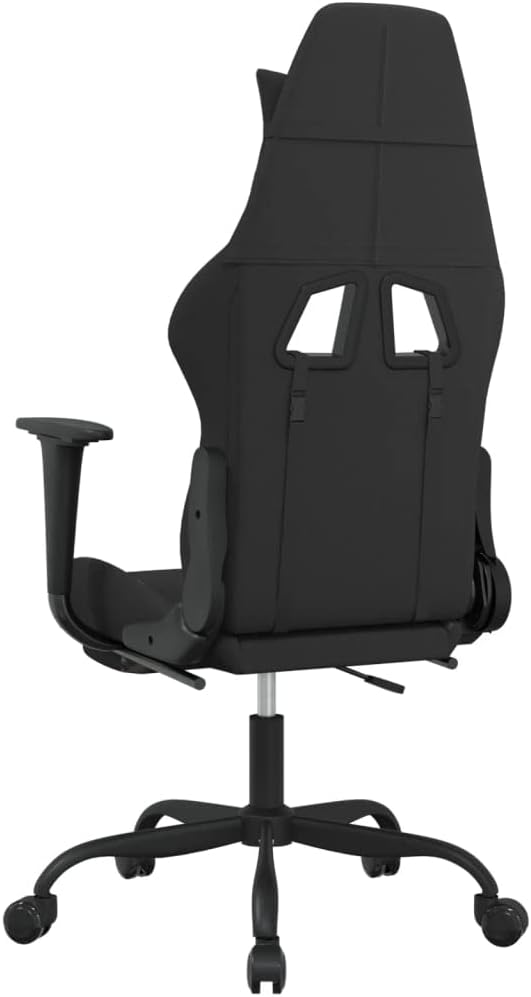 Chairs-Gaming Chairs-Swtif Gaming Chair with Footrest Black and Camouflage Fabric